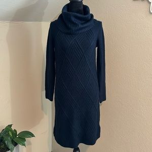 Banana Republic Navy turtleneck sweater dress